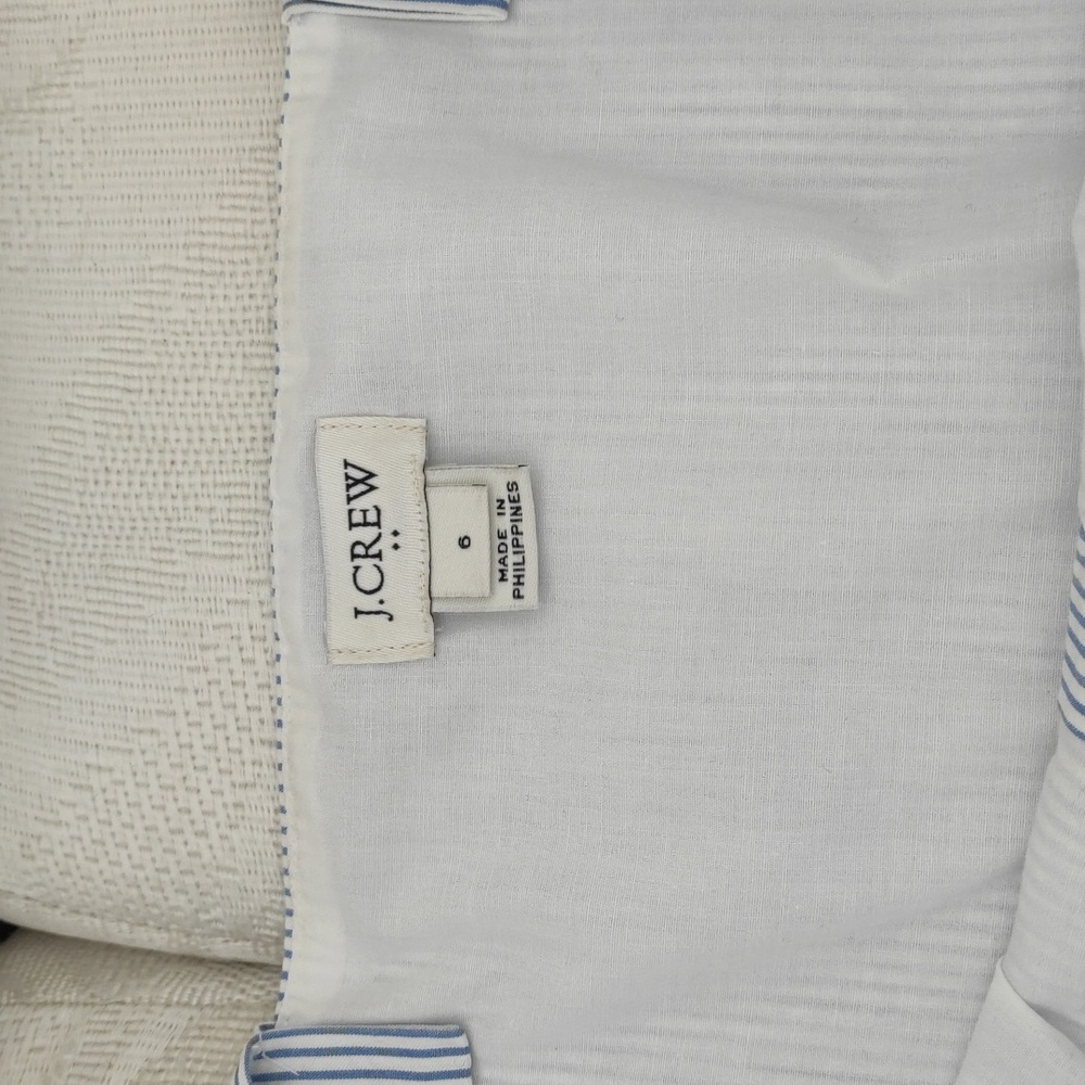 🌞J Crew seersucker dress sz 6 EUC - Picture 8 of 11